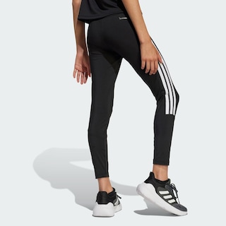 Foto 4 | Mallas Train Essentials 3 Franjas Kids Corte Medio Adidas Negro Niños