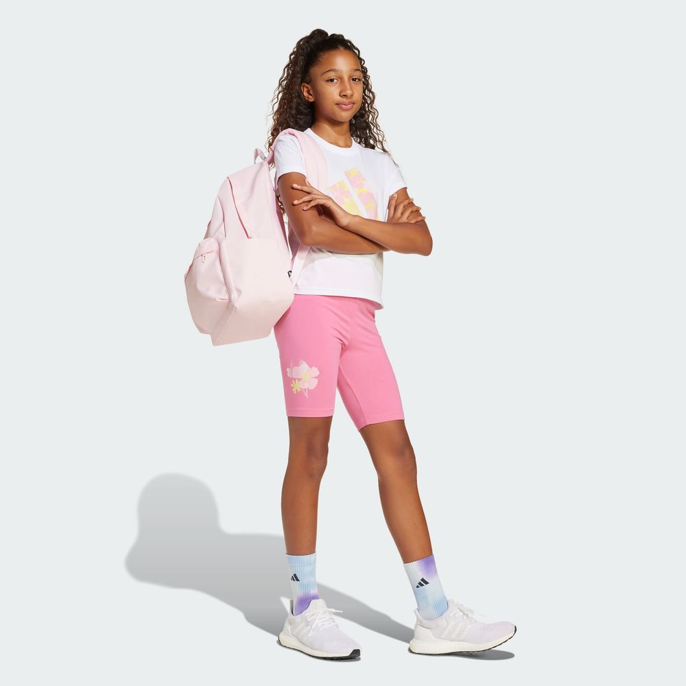 Foto 6 pulgar | Jg Flwr Biker Adidas Rosa Niños