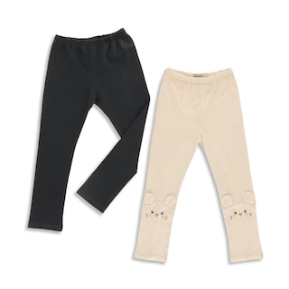Foto 1 | Leggings Coqueta Para Niña En Algodón Multi Con Detalles De Orejas