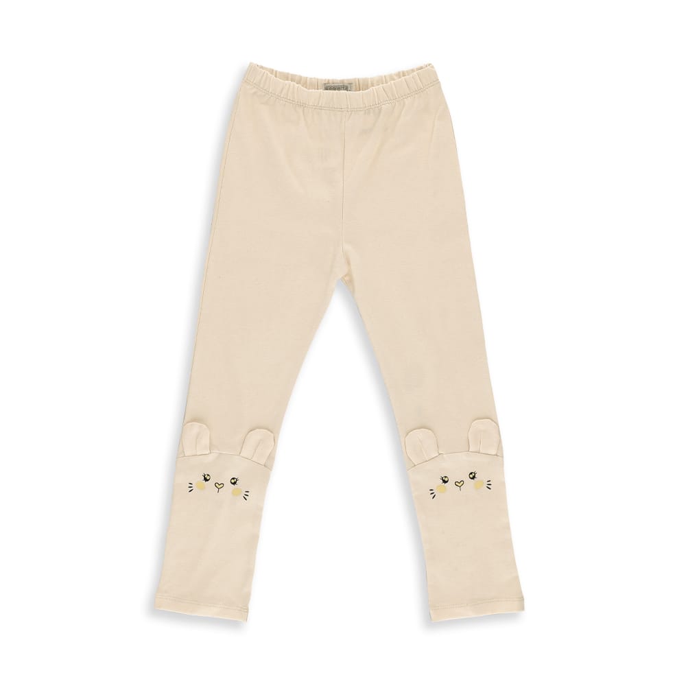 Foto 3 | Leggings Coqueta Para Niña En Algodón Multi Con Detalles De Orejas