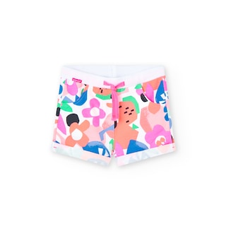 Foto 1 | Short de Felpa Boboli Estampado Pop Art para Niña