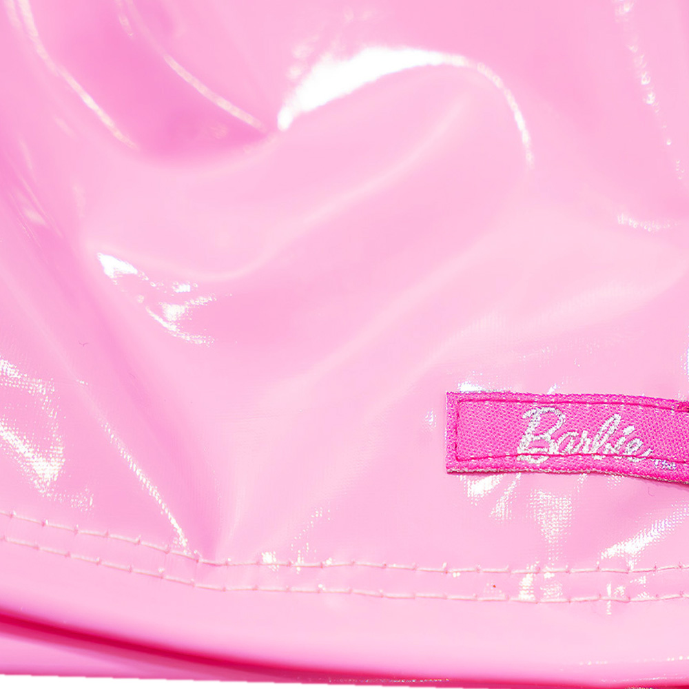 Foto 5 pulgar | Short Rosa Con Acabado Brillante De Barbie Para Niña