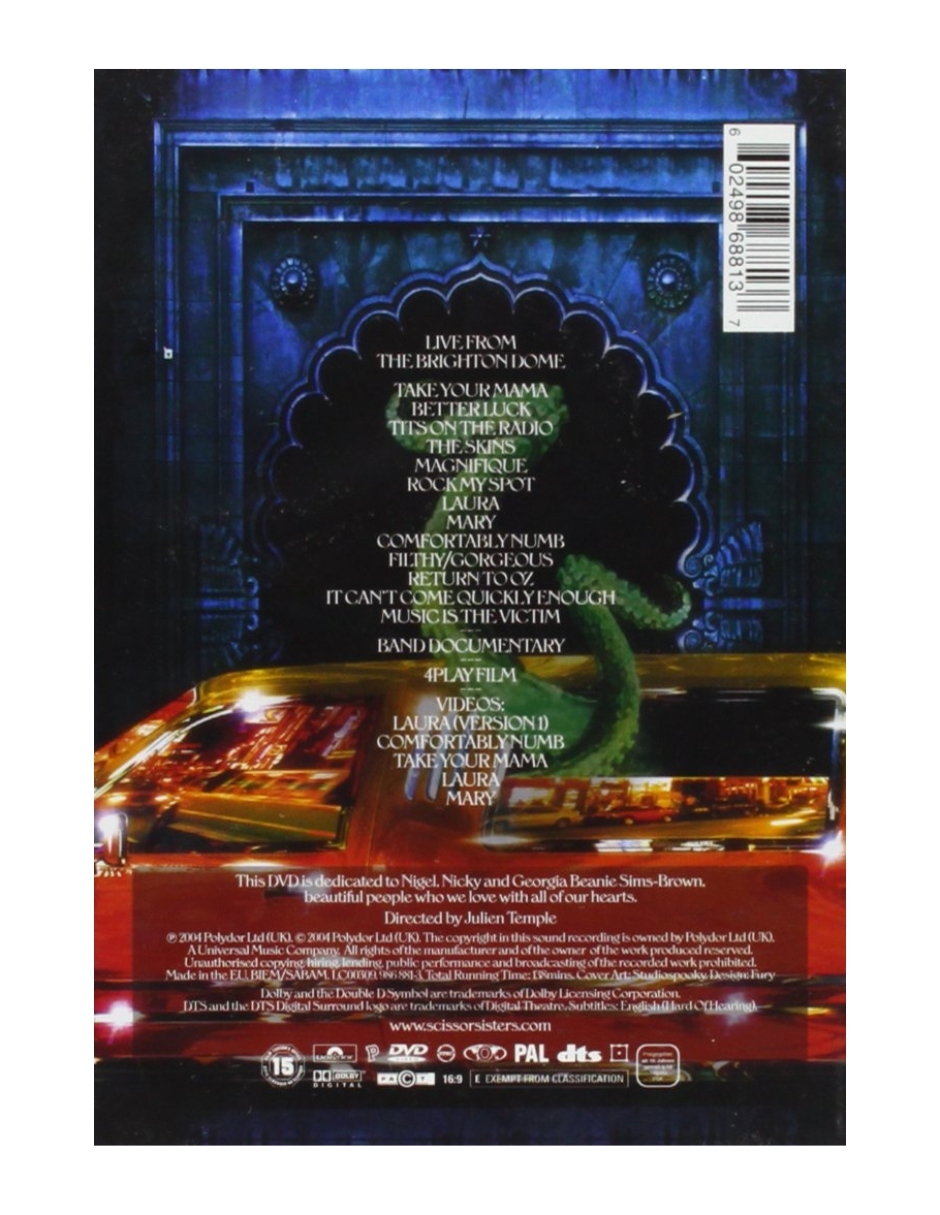 Foto 2 | Dvd We Are Scissor Sisters And So Are You