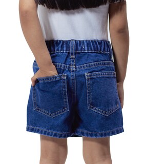 Foto 3 | Falda de Mezclilla Mchk color Azul para Niña