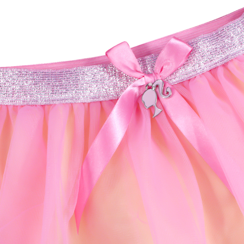 Foto 5 | Falda con Bordado Barbie Rosa para Niña