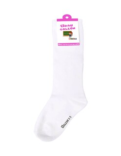 Foto 4 | Calcetas Escolares Gran Galeón color Blanco para Niña Talla 6-8 Años 6 Pares