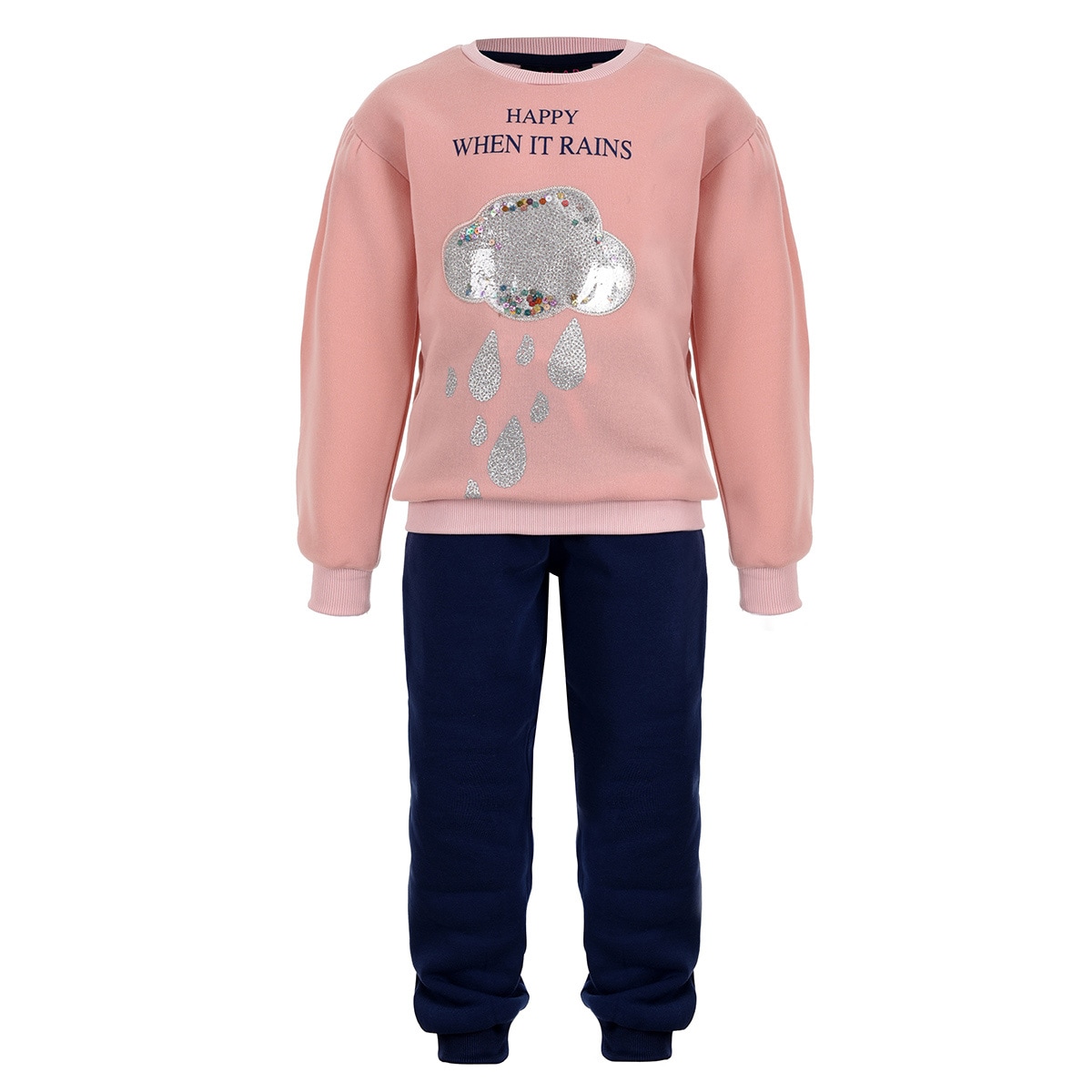 Conjunto 2 PZAS Sugar Girls 133581 color Rosa Sudadera y Pants para Niña $599