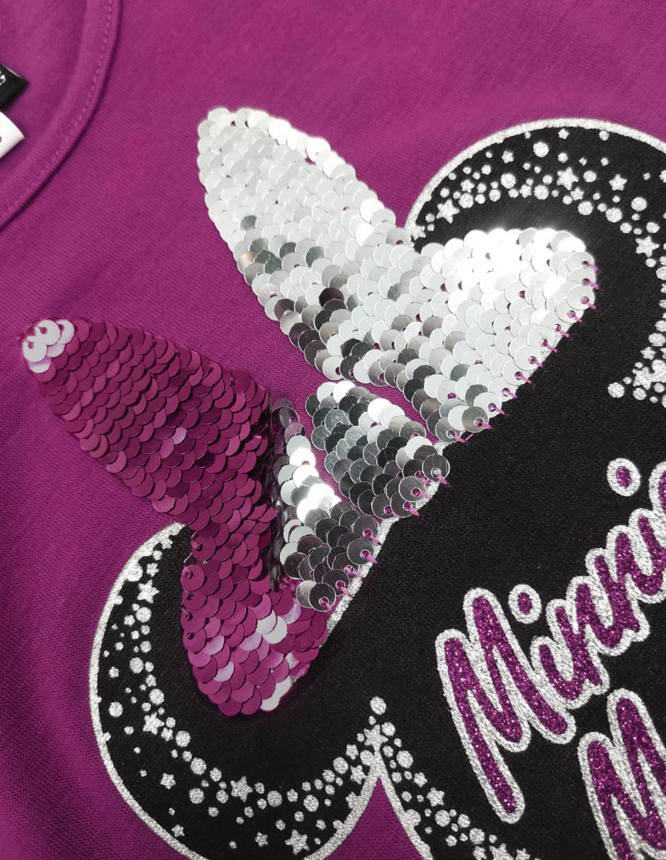 Foto 6 | Conjunto Disney 2 Playeras + Short  Minnie Mouse Multicolor para Niña