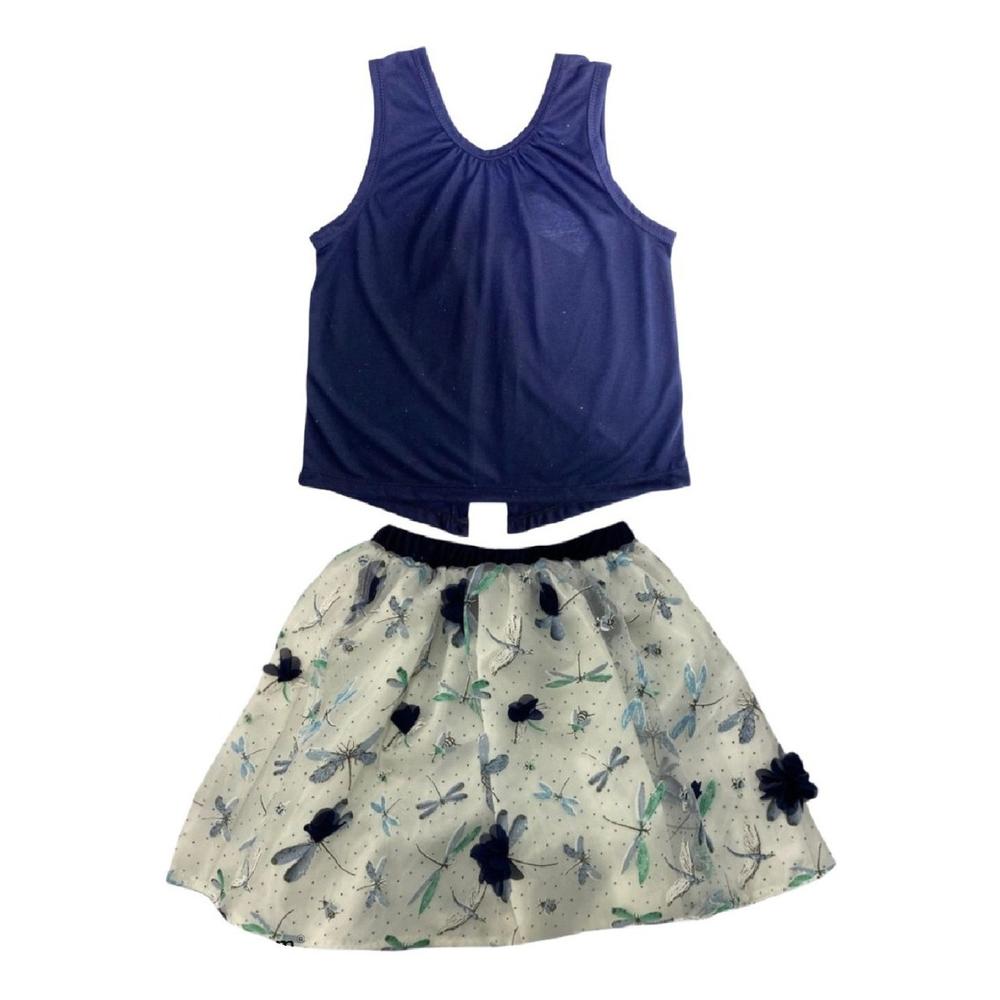 Foto 1 | Conjunto con Falda Kiss Internacional para Niña