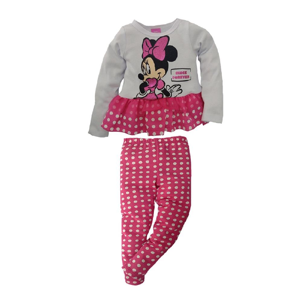 Foto 2 pulgar | Conjunto Estampado Con Leggins Disney Minnie Mouse Color Rosa