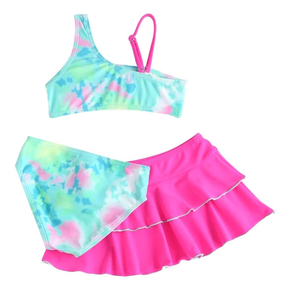 Foto 3 | Conjunto de Traje de Baño con Falda Kiss Internacional Juego 3 Pzas color Rosa