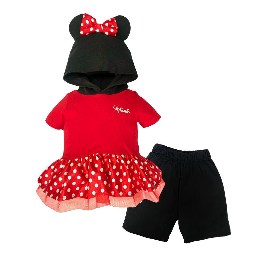 Foto 2 pulgar | Conjunto con Short Disney Minnie para Niña