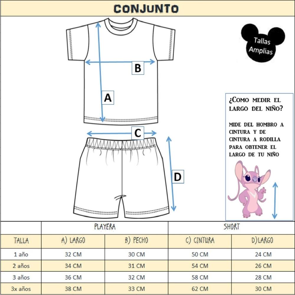 Foto 4 pulgar | Conjunto con Short Disney Minnie para Niña