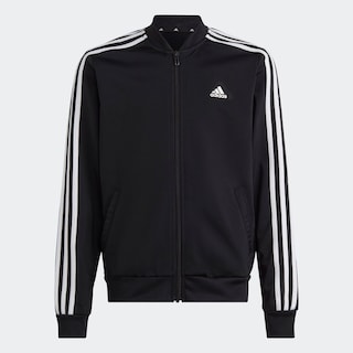 Foto 3 | Conjunto Adidas Essentials 3 Franjas Negro Juvenil