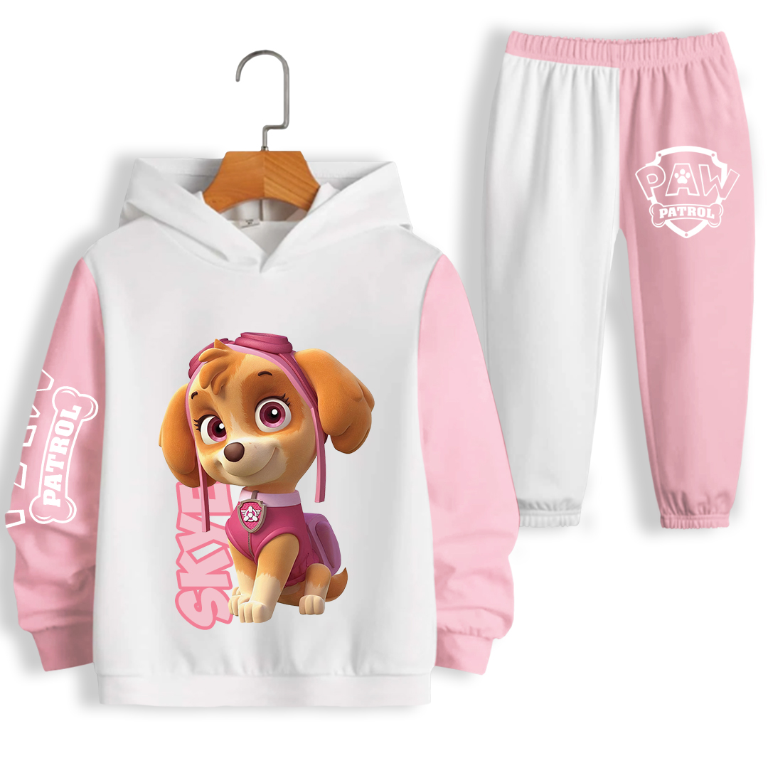 Conjunto Sudadera y Pants King Skye Rosa para Niña