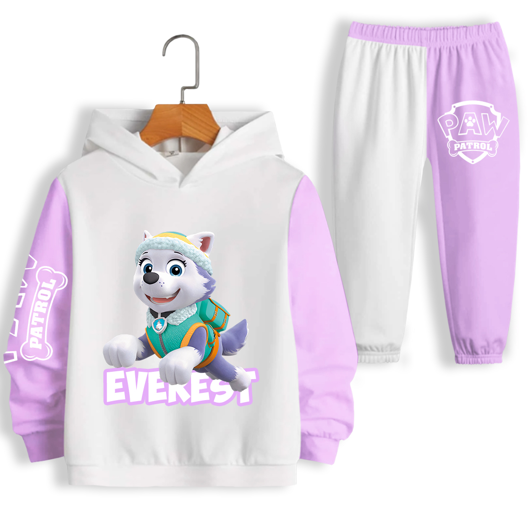 Sudadera y Pans para Niña King Paw Patrol Purpura