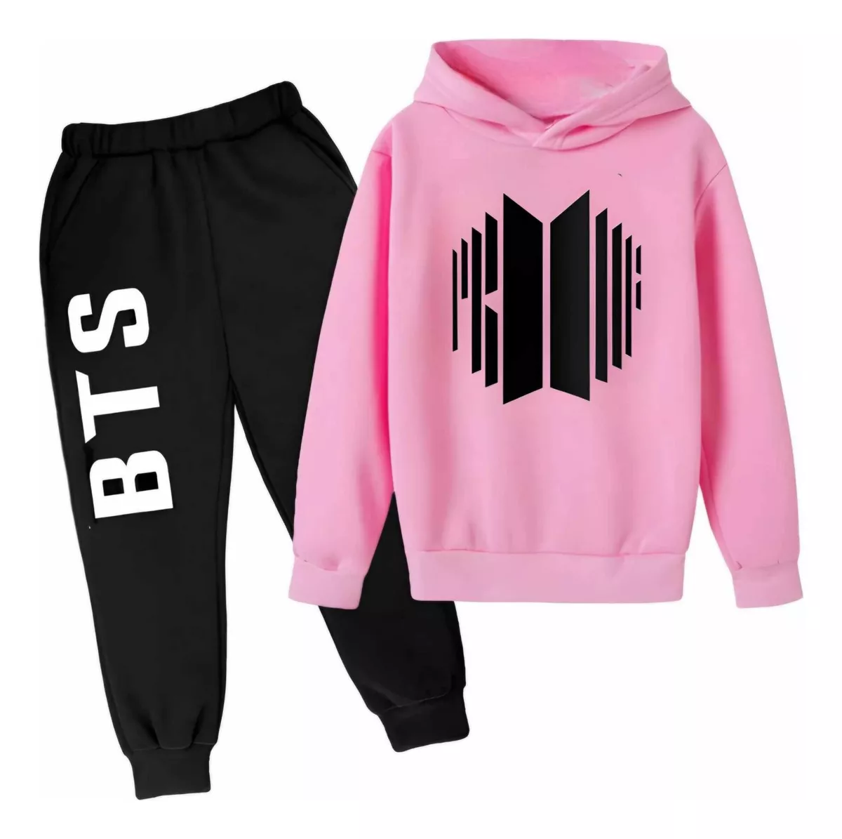 Sudadera y Pants King BTS Multicolor para Niña