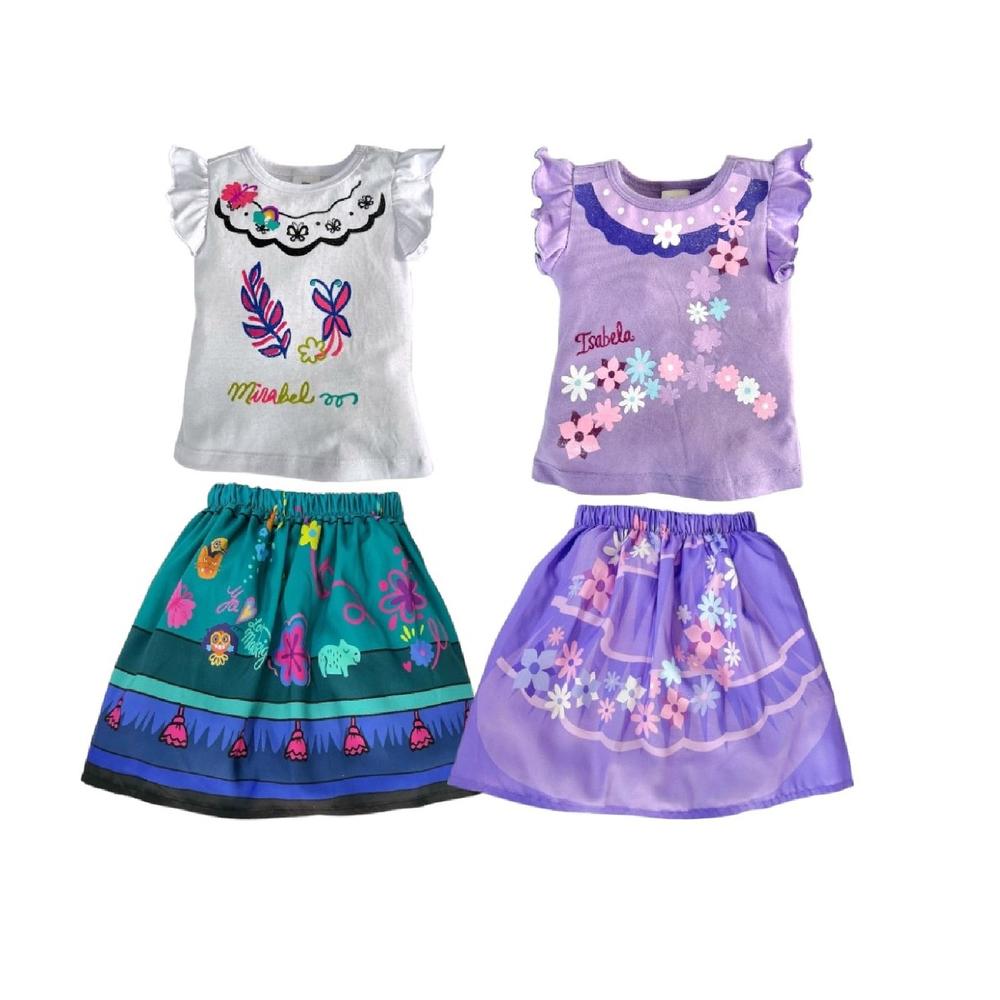 Conjunto Disney Encanto Mirabel Isabela Multicolor