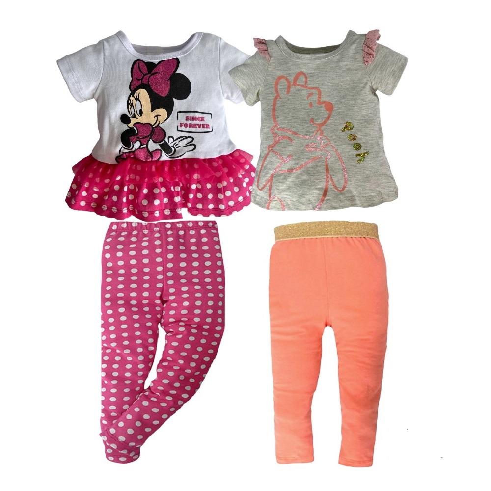 Kit 2 Conjuntos Disney Minnie y Pooh Multicolor para Niña