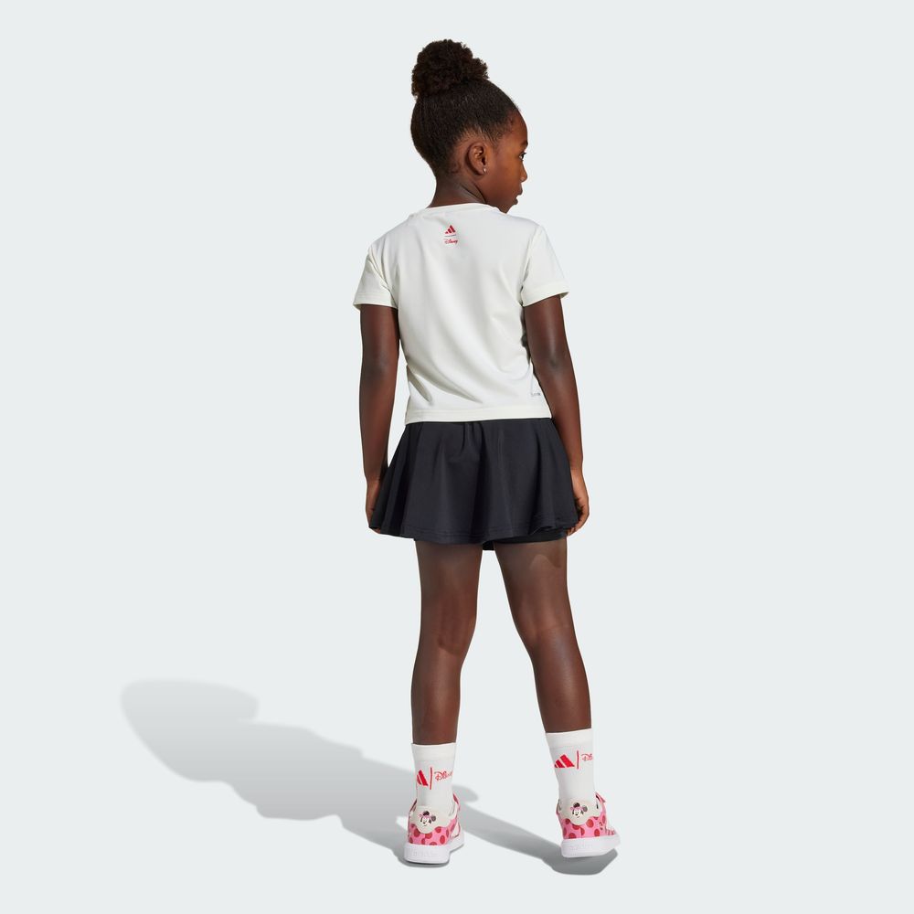Foto 5 pulgar | Conjunto De Playera Minnie Mouse De Disney Kids Adidas Blanco Niños