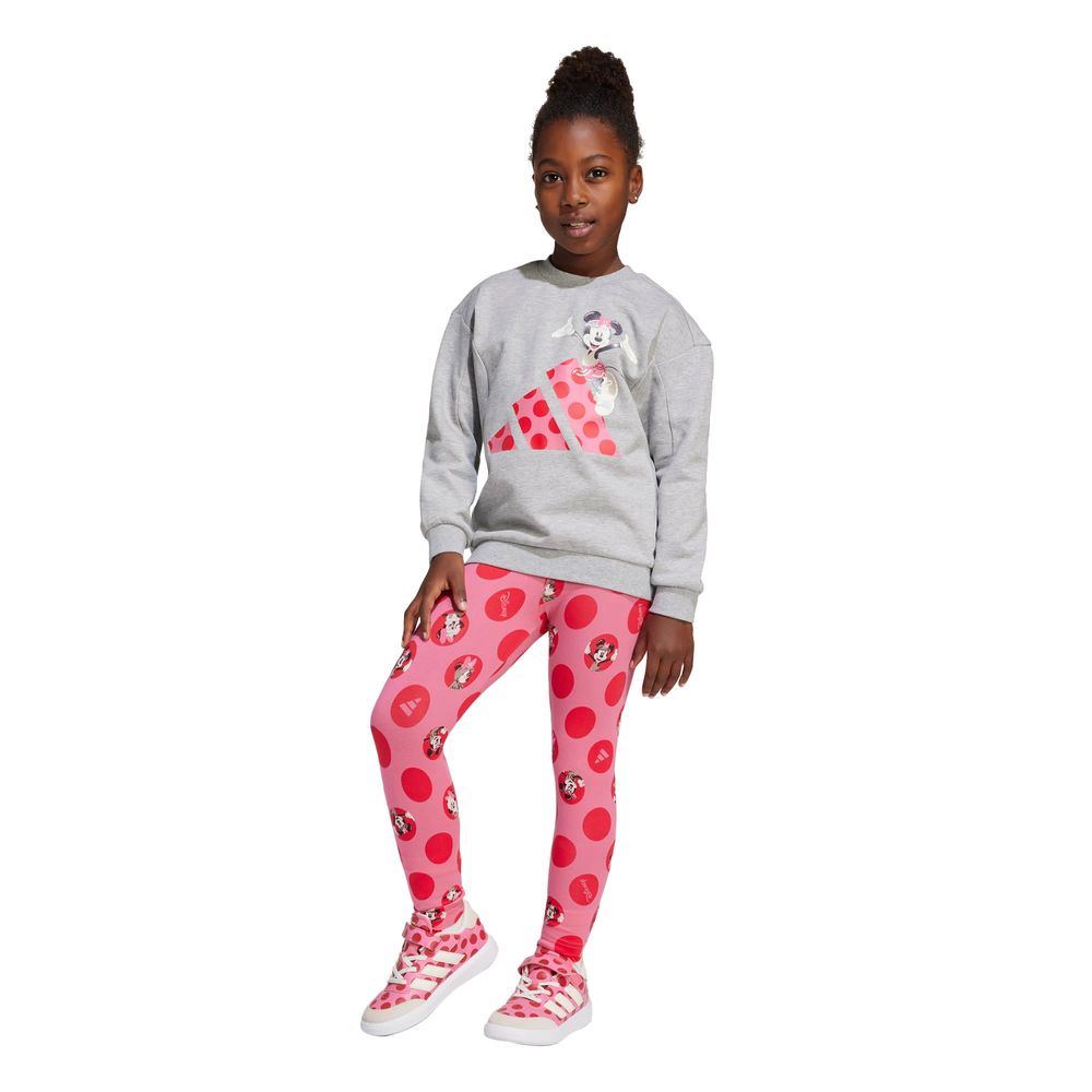 Foto 3 pulgar | Conjunto Adidas Disney Minnie Mouse Gris para Niña