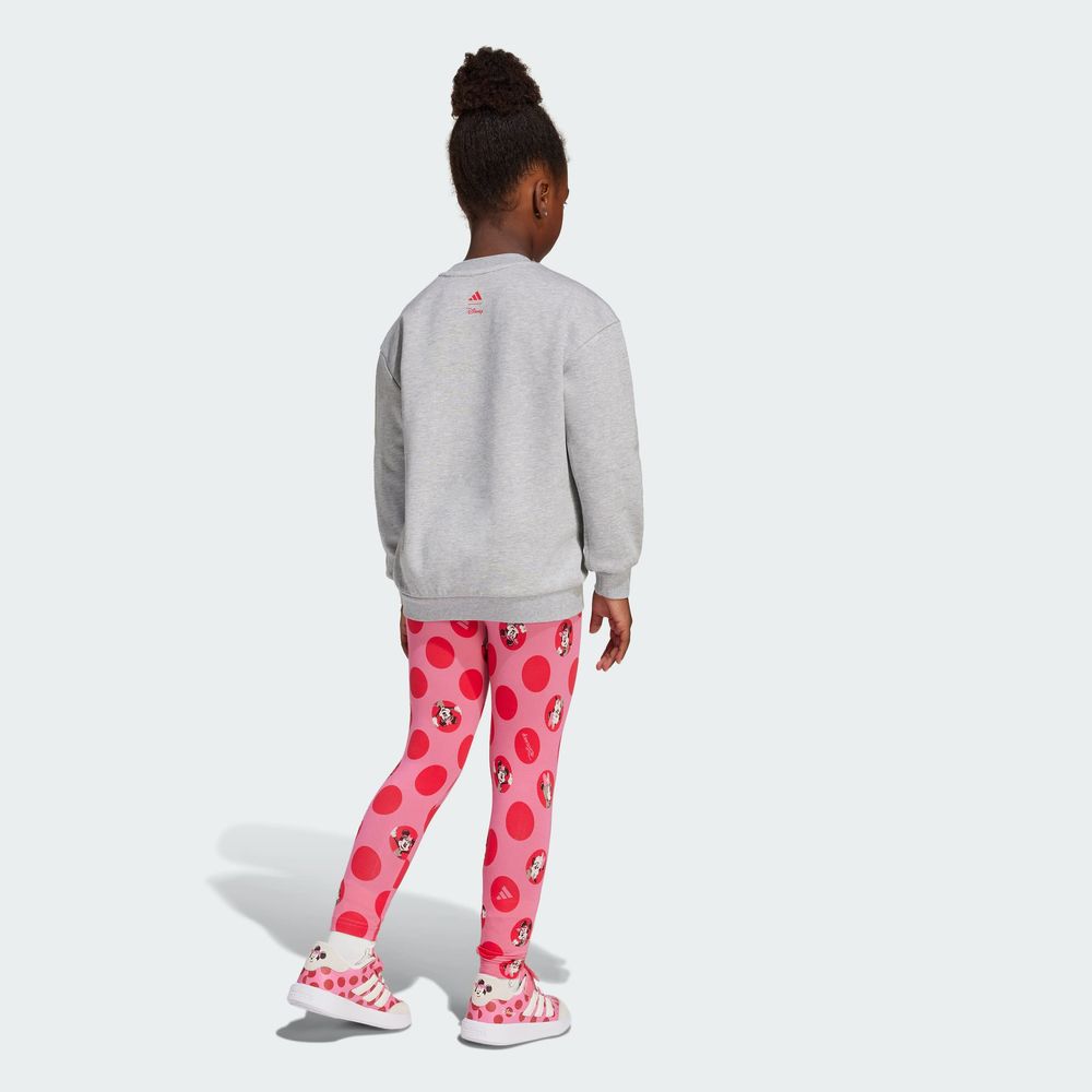 Foto 4 | Conjunto Adidas Disney Minnie Mouse Gris para Niña