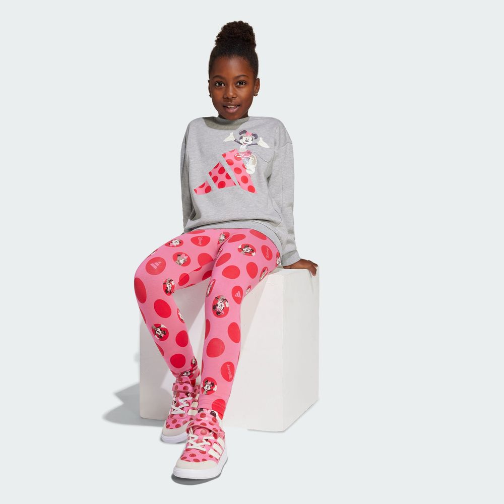 Foto 6 pulgar | Conjunto Adidas Disney Minnie Mouse Gris para Niña