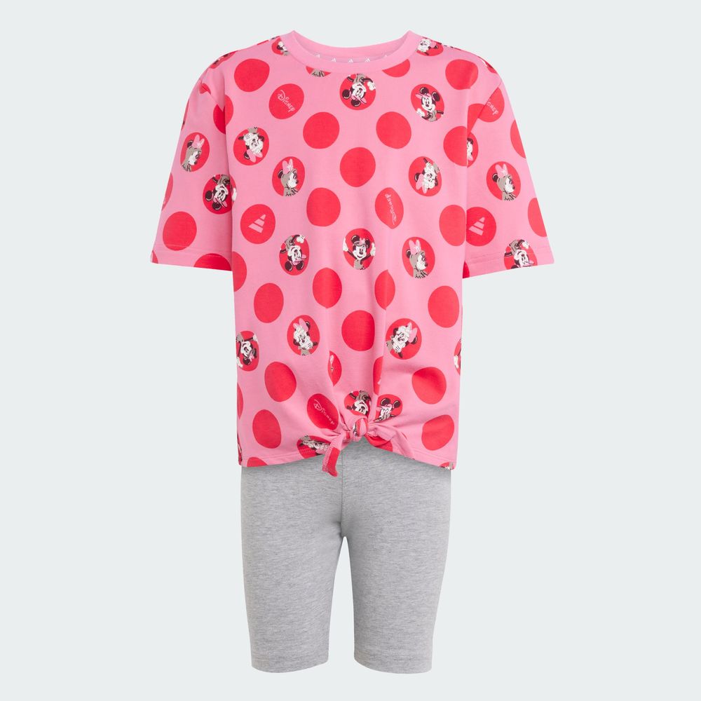 Foto 4 pulgar | Conjunto Adidas Disney Minnie Mouse Rosa para Niña