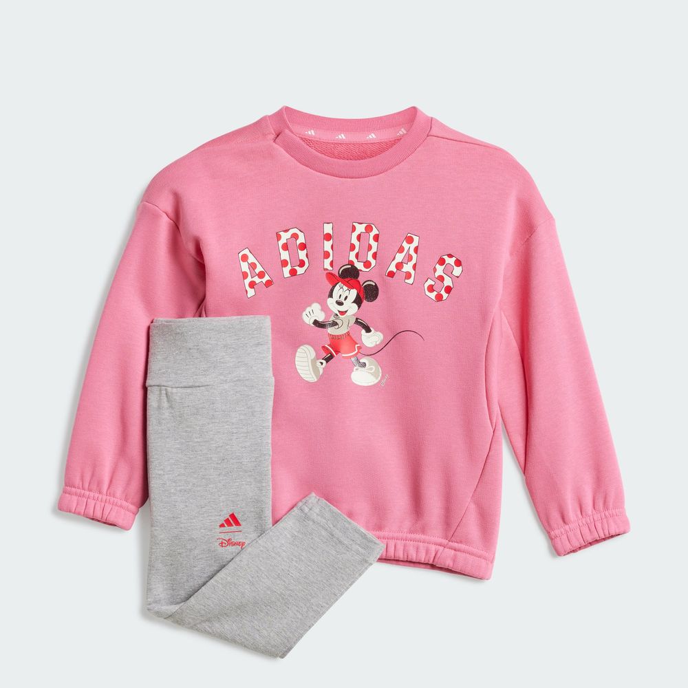Foto 3 pulgar | Conjunto Adidas X Disney Minnie Mouse (bebé) Adidas Rosa Niños