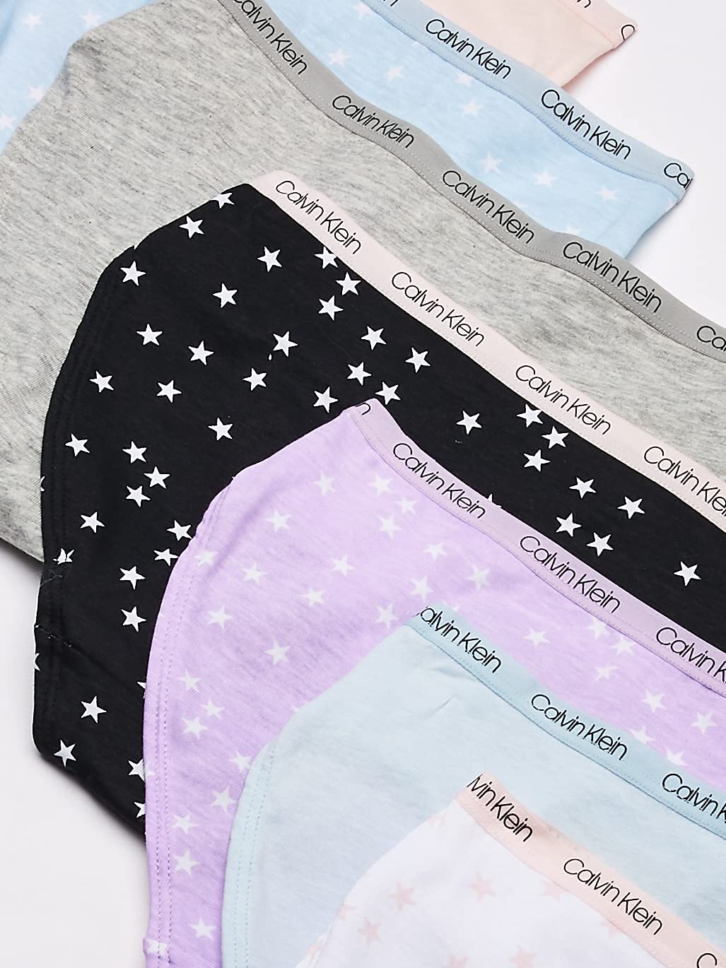 Foto 4 pulgar | Bragas de Bikini Calvin Klein de Algodón para Niñas 7 Piezas- Venta Internacional