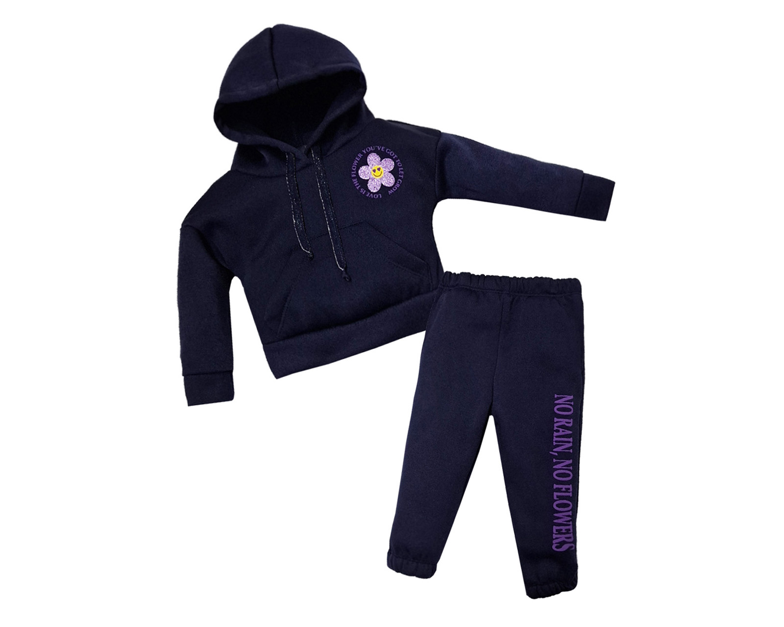 Foto 1 | Conjunto Para Beba Ocean Point Marino Sudadera Con Gorro