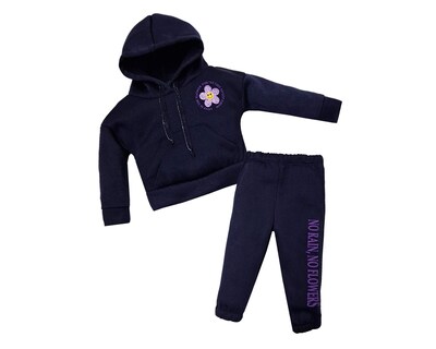 Foto 1 | Conjunto Para Beba Ocean Point Marino Sudadera Con Gorro