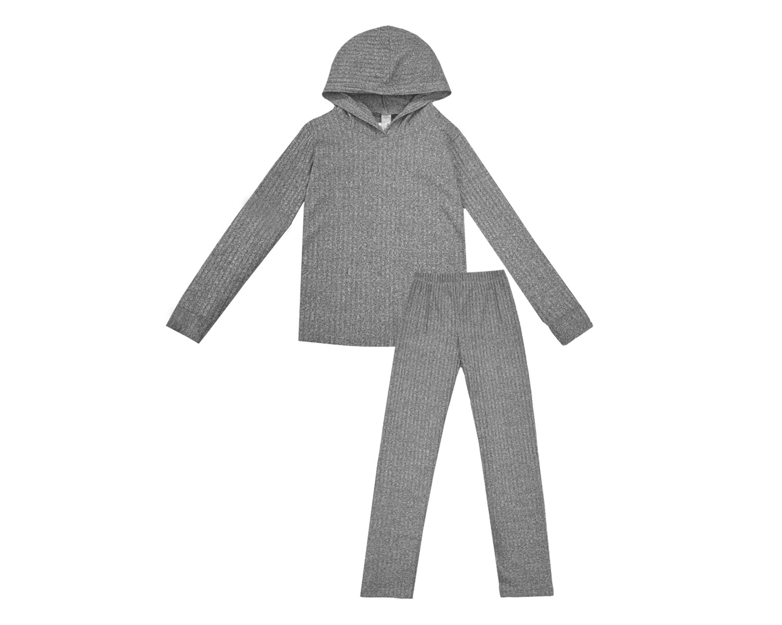 Foto 1 | Conjunto Para Niña Ocean Point Gris 2 Piezas