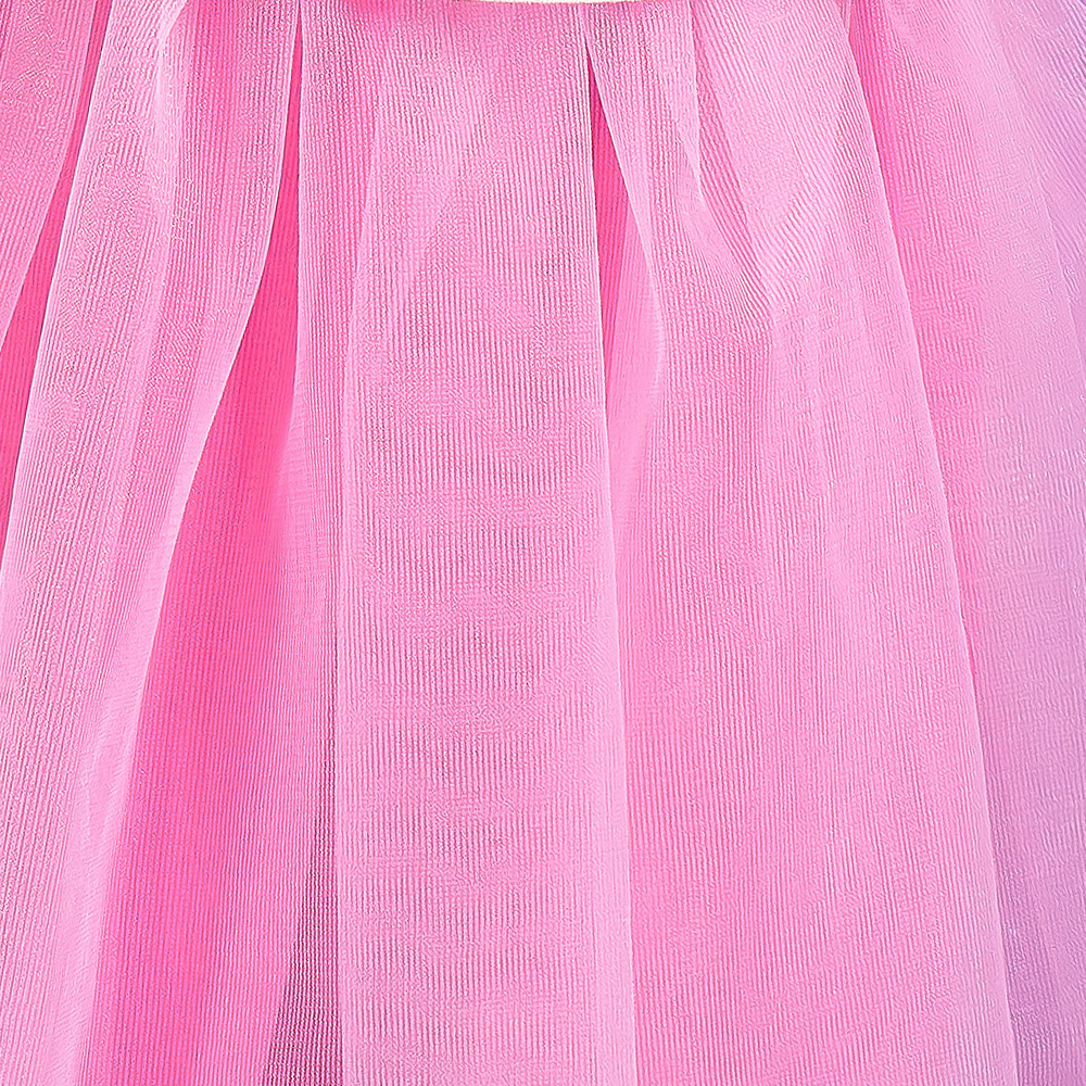 Foto 6 pulgar | Conjunto De Blusa Y Falda Brillante Con Logo De Barbie Para Niña