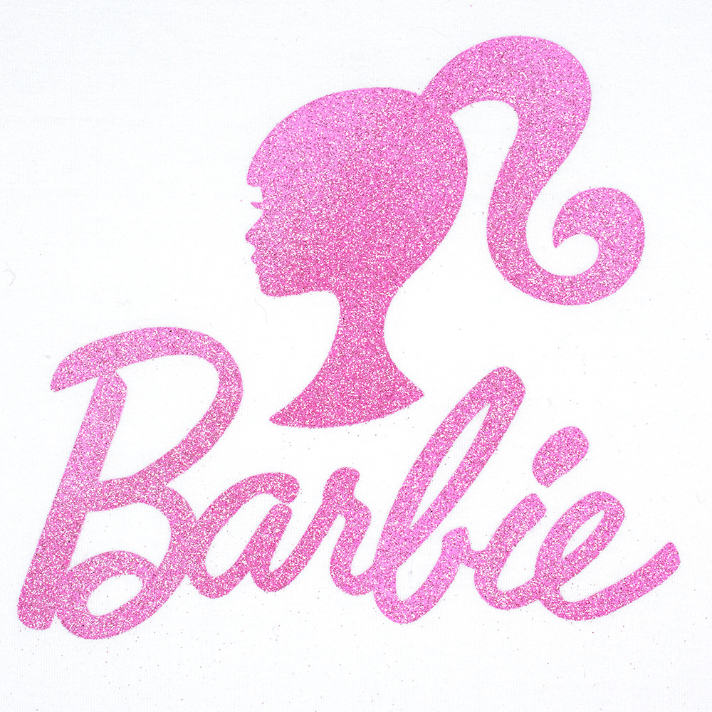 Foto 7 pulgar | Conjunto De Blusa Y Falda Brillante Con Logo De Barbie Para Niña