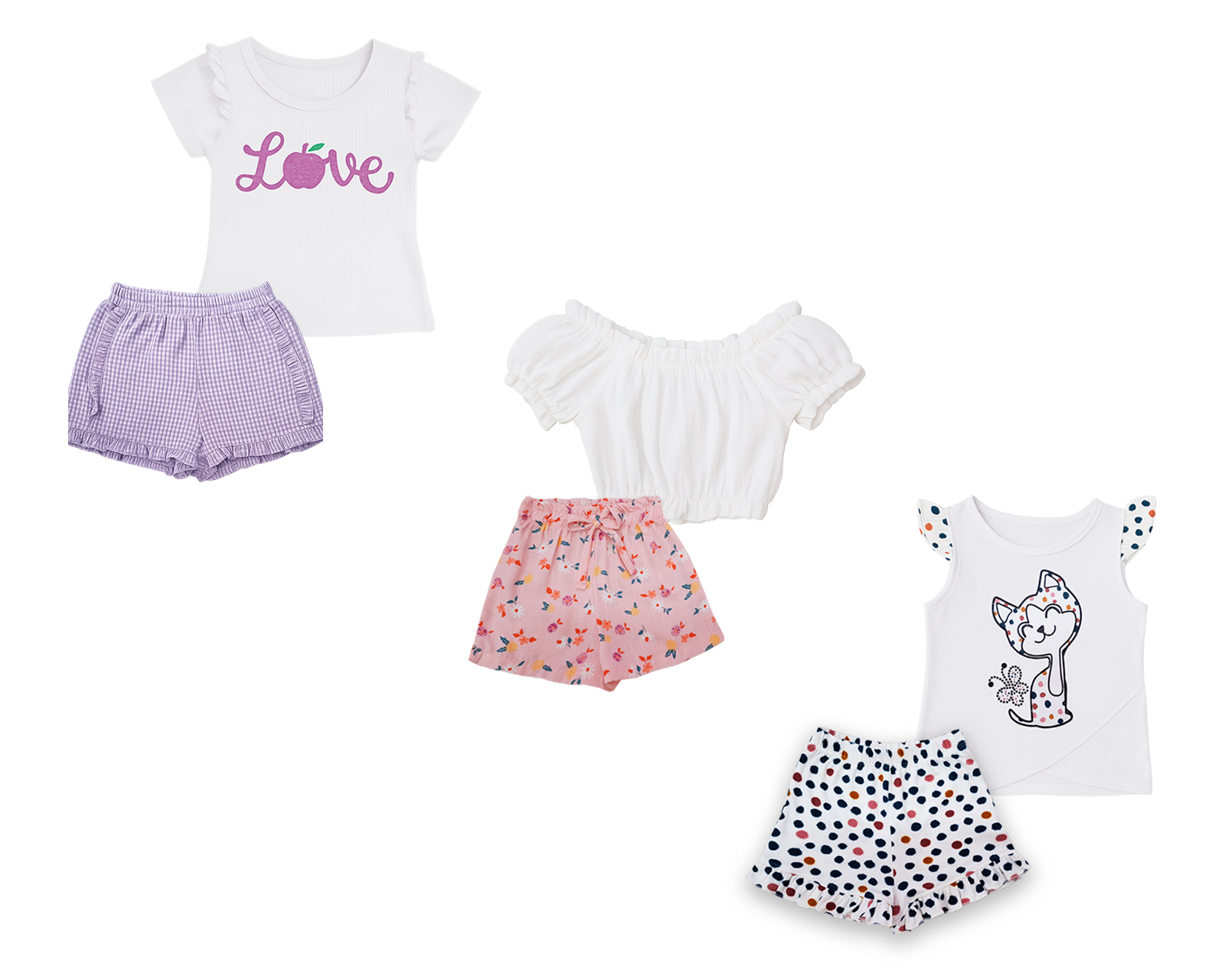 Pack De 3 Conjuntos Para Beba Ocean Point  Dulzura Y Comodidad