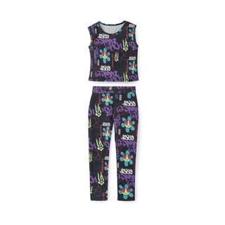 Foto 1 | Conjunto Coqueta Para Niña De Algodón Multi Con Estampado Urbano