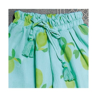 Foto 3 | Conjunto Coqueta Para Niña De Poliéster En Verde Con Estampado De Limones