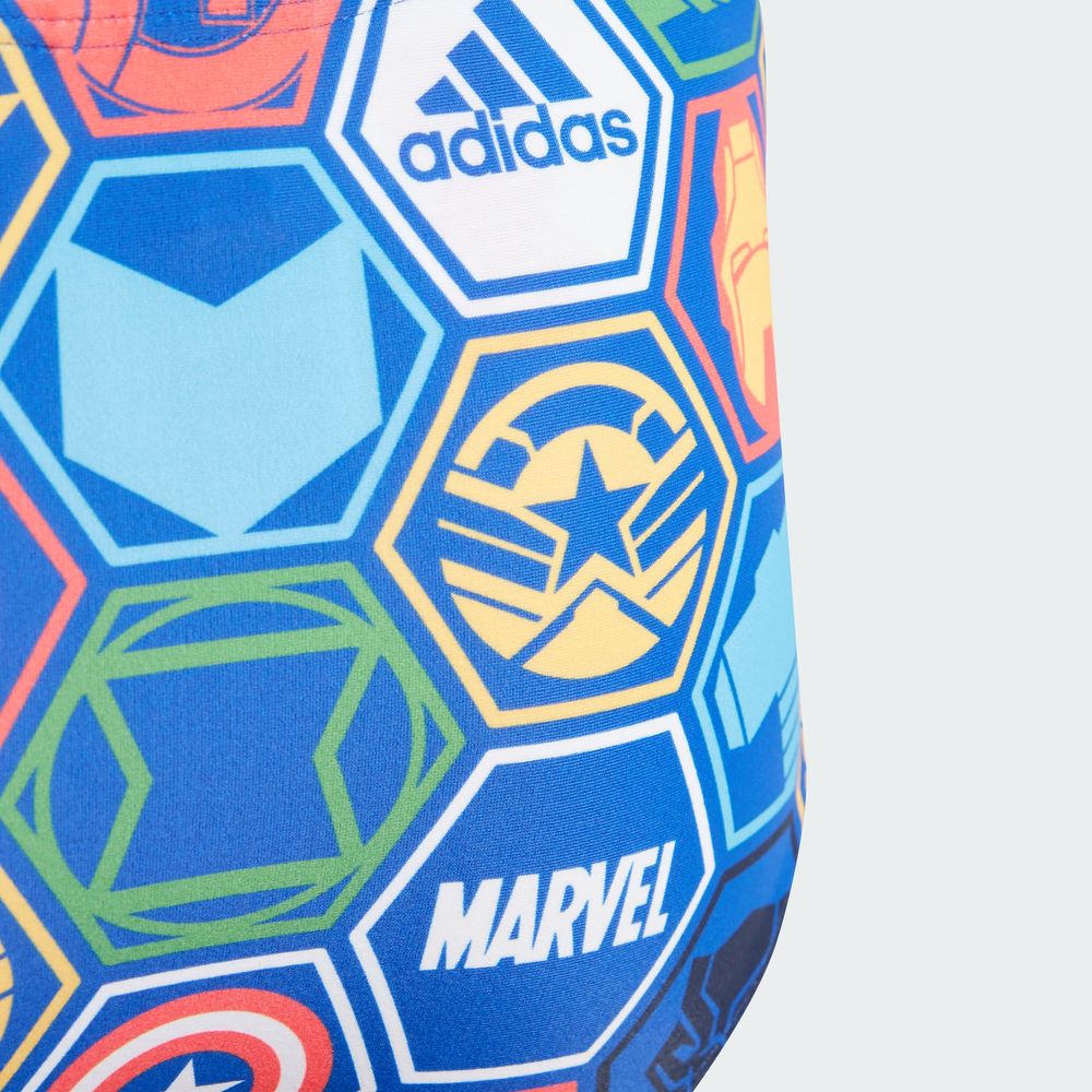 Foto 6 pulgar | Traje de Baño Adidas X Marvel Avengers Azul para Niña