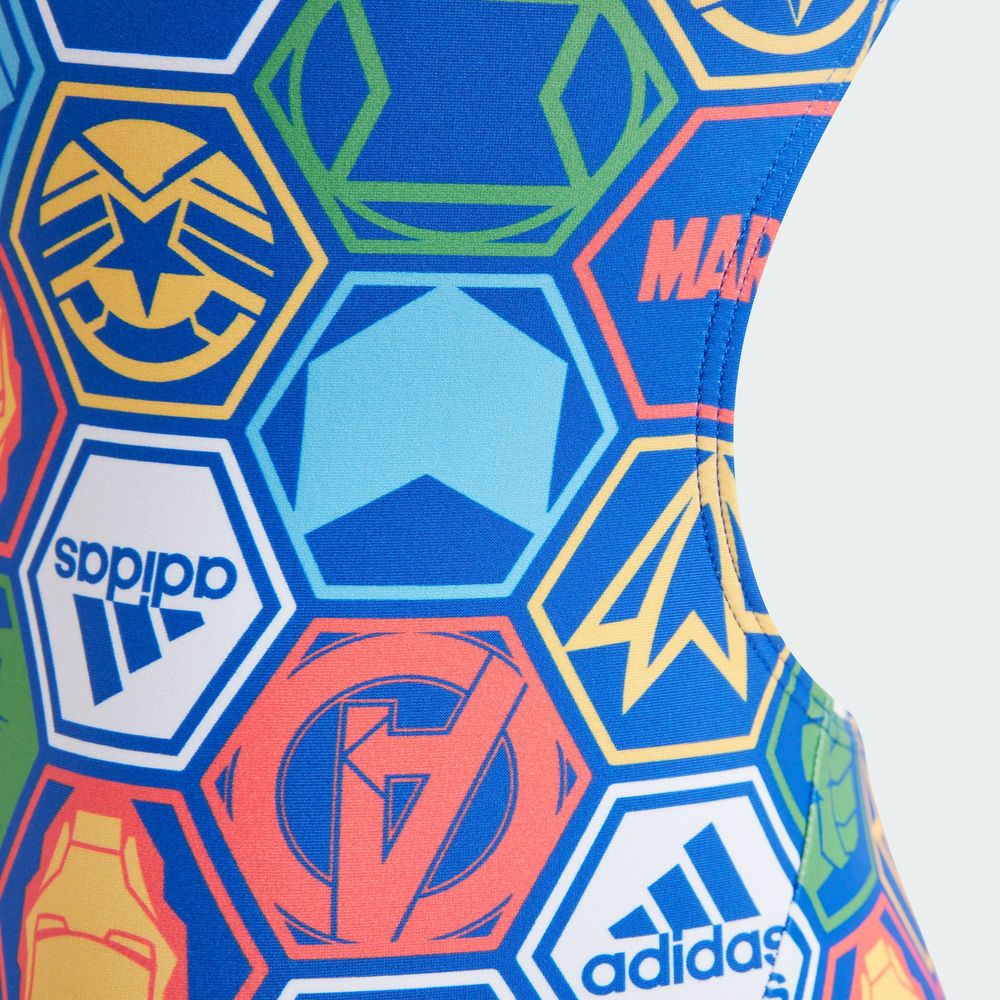 Foto 8 pulgar | Traje de Baño Adidas X Marvel Avengers Azul para Niña