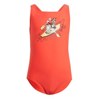 Foto 1 | Traje De Natación Adidas X Disney Mickey And Friends Adidas Naranja Niños
