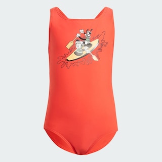 Foto 3 | Traje De Natación Adidas X Disney Mickey And Friends Adidas Naranja Niños