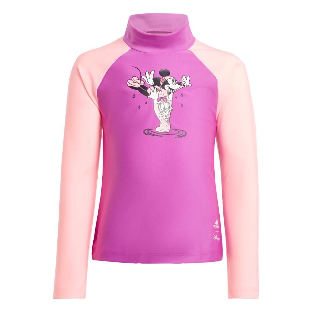 Playera De Natación Adidas X Disney Minnie And Daisy Adidas Violeta Niños