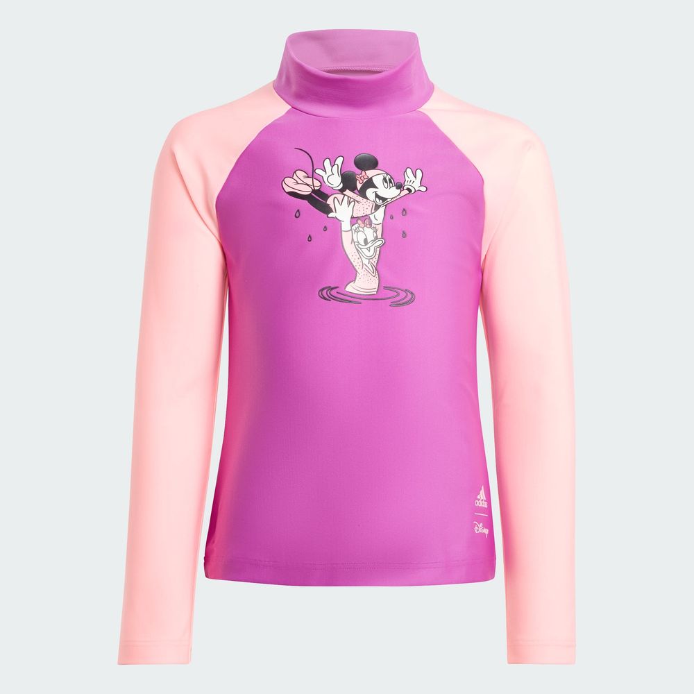 Foto 4 pulgar | Playera De Natación Adidas X Disney Minnie And Daisy Adidas Violeta Niños