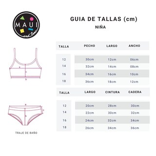 Foto 6 | Traje De Baño Bikini Para Niña Marca Maui And Sons
