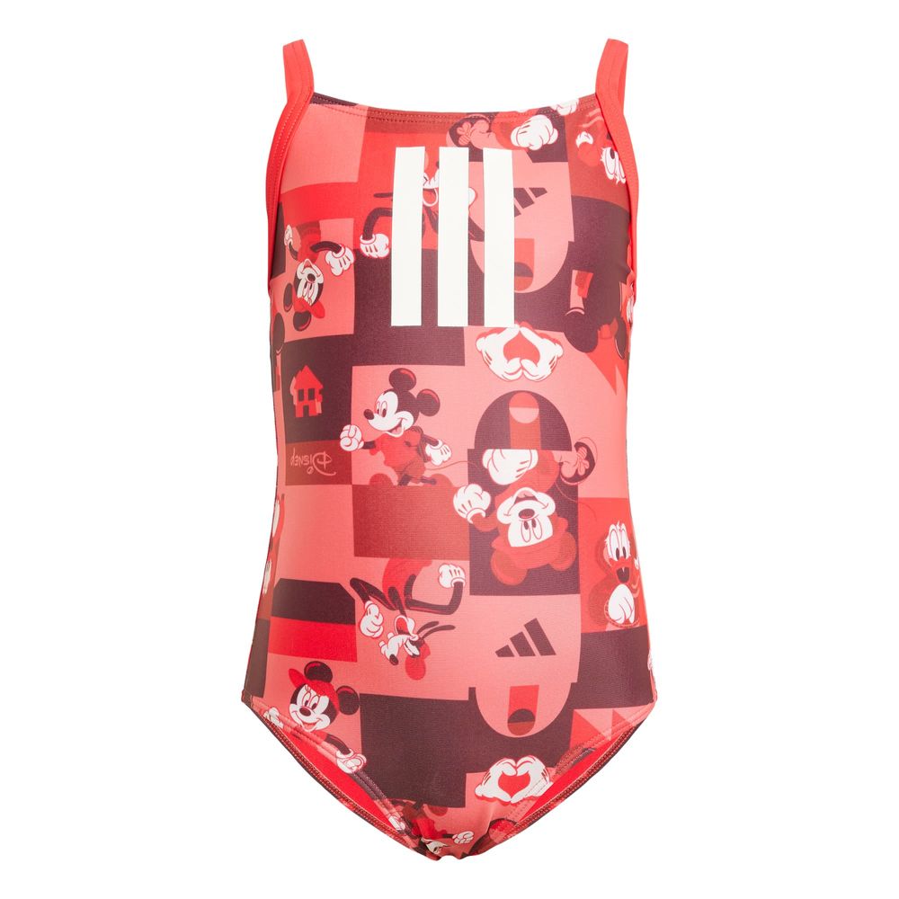 Foto 2 pulgar | Traje De Natación Adidas X Disney Mickey And Friends Kids Adidas Rojo Niños