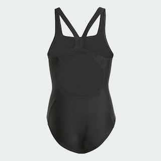 Foto 4 | Traje De Natación C-back 3 Franjas Kids Adidas Negro Niños