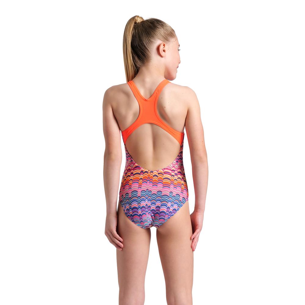 Foto 3 pulgar | Traje De Baño Arena Ondulation Swim Pro Back Para Niña Multicolor