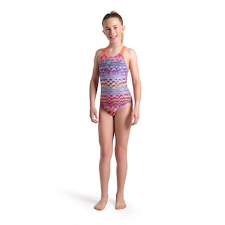 Foto 3 | Traje De Baño Arena Ondulation Swim Pro Back Para Niña Multicolor