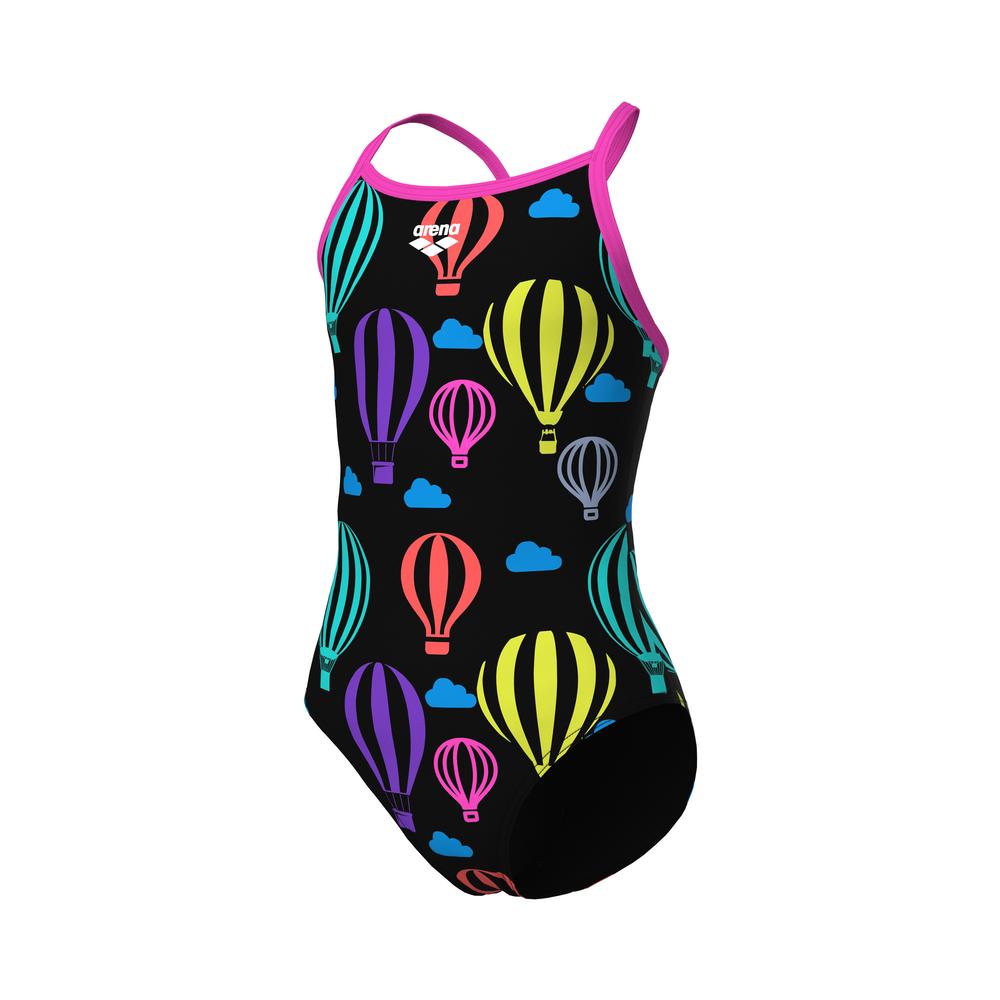 Foto 7 pulgar | Traje De Baño Arena Balloons Lightdrop Back Para Niña Negro